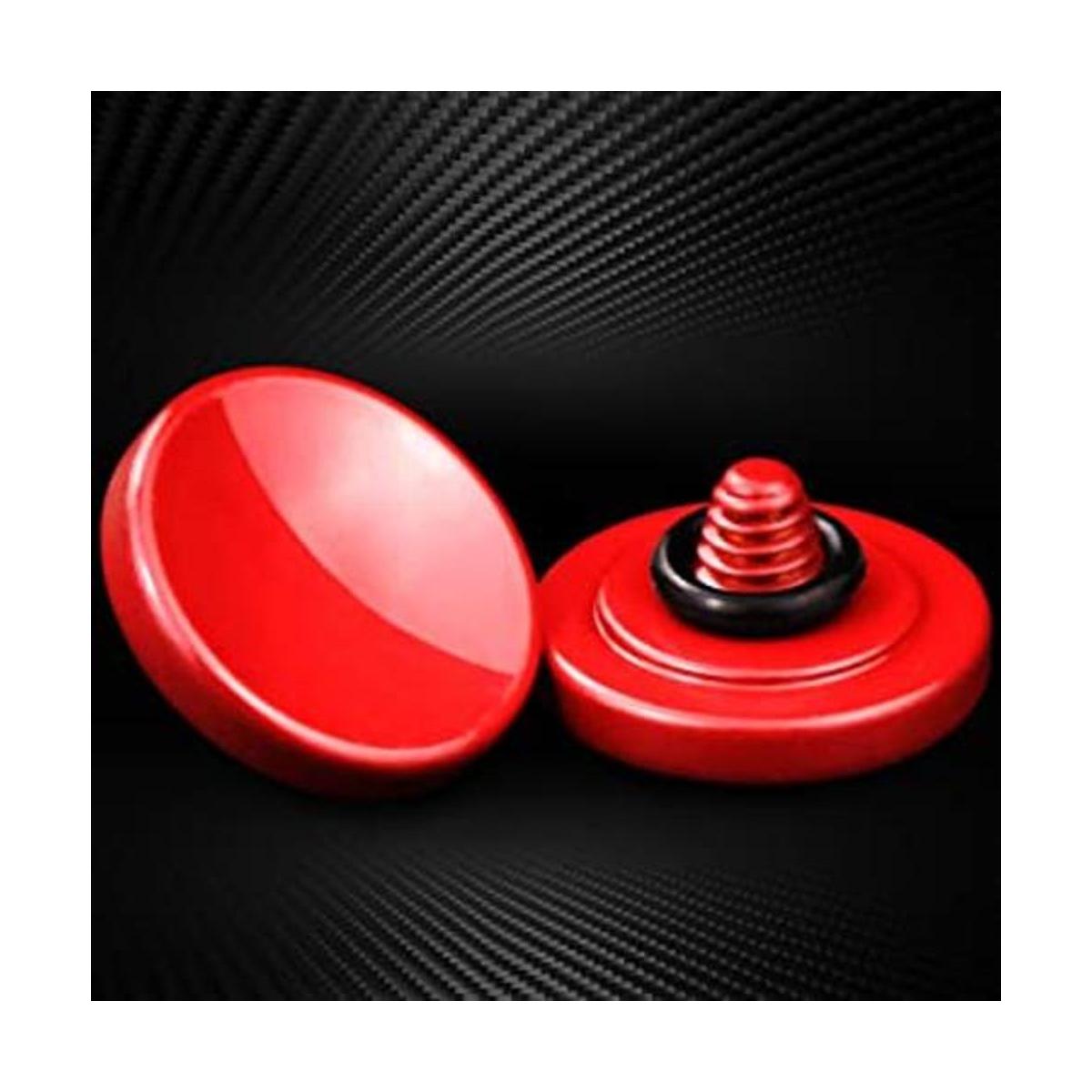 Botón de liberación de obturador suave paquete de 2rojo