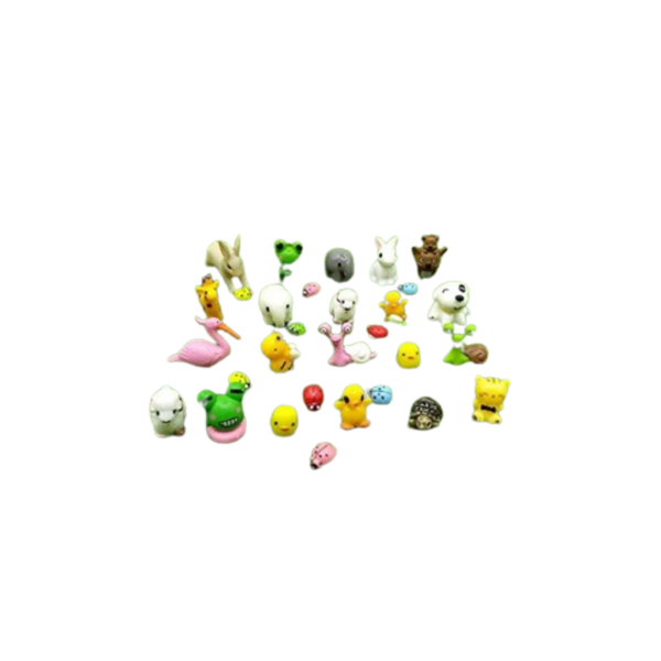 EMiEN 31 piezas de mini animales de adorno en miniatura_1