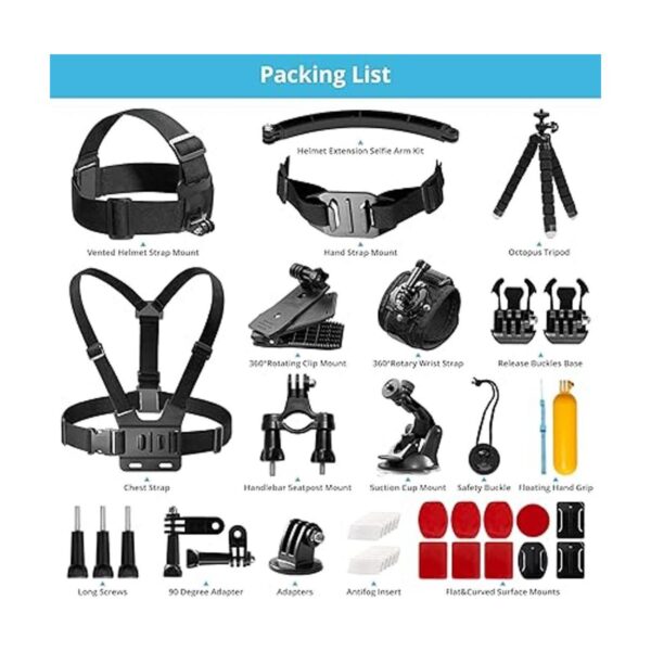 AKASO kit de accesorios para cámara de deportes de acción_2