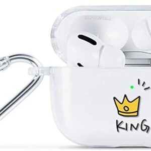 AKABEILA Airpods Pro Funda de silicona suave transparente_1