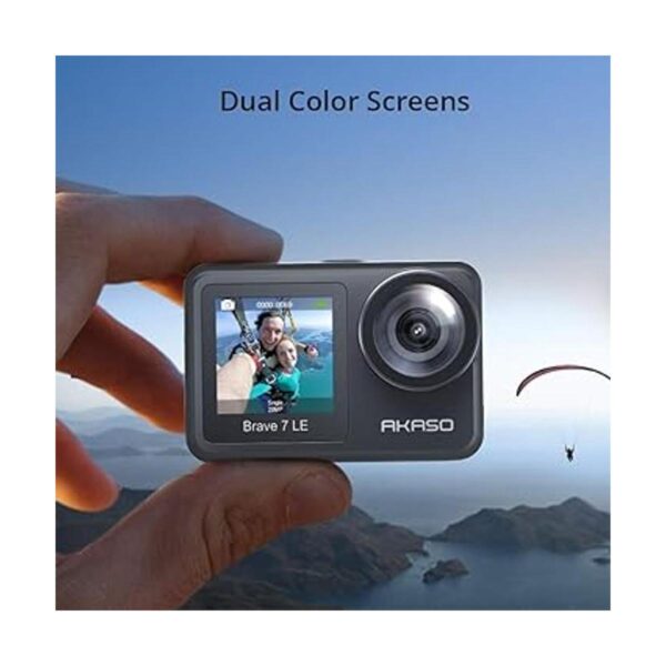 AKASO Brave 7 LE 4K30FPS Cámara de acción WiFi de 20MP_2