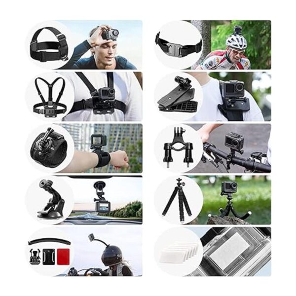 AKASO kit de accesorios para cámara de deportes de acción_3