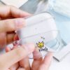 AKABEILA Airpods Pro Funda de silicona suave transparente_5