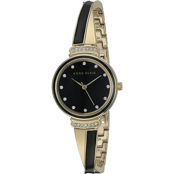 Anne Klein AK2216BKGB Reloj de pulsera de cristal premium_1