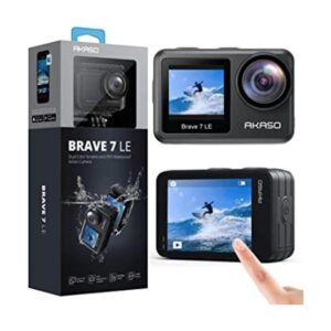AKASO Brave 7 LE 4K30FPS Cámara de acción WiFi de 20MP_1