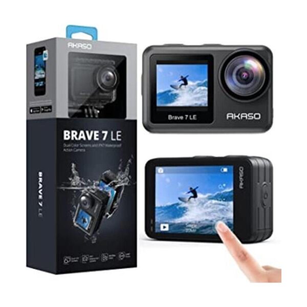 AKASO Brave 7 LE 4K30FPS Cámara de acción WiFi de 20MP_1