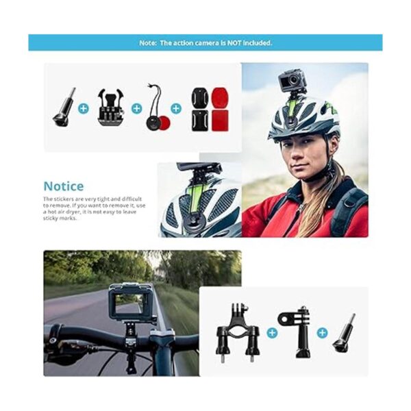 AKASO kit de accesorios para cámara de deportes de acción_5