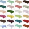 AK TRADING CO. Mantel rectangular de poliéster de 60 x 102