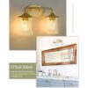AKEZON Brushed Gold Bathroom Light Fixtures 2Light Modern_3