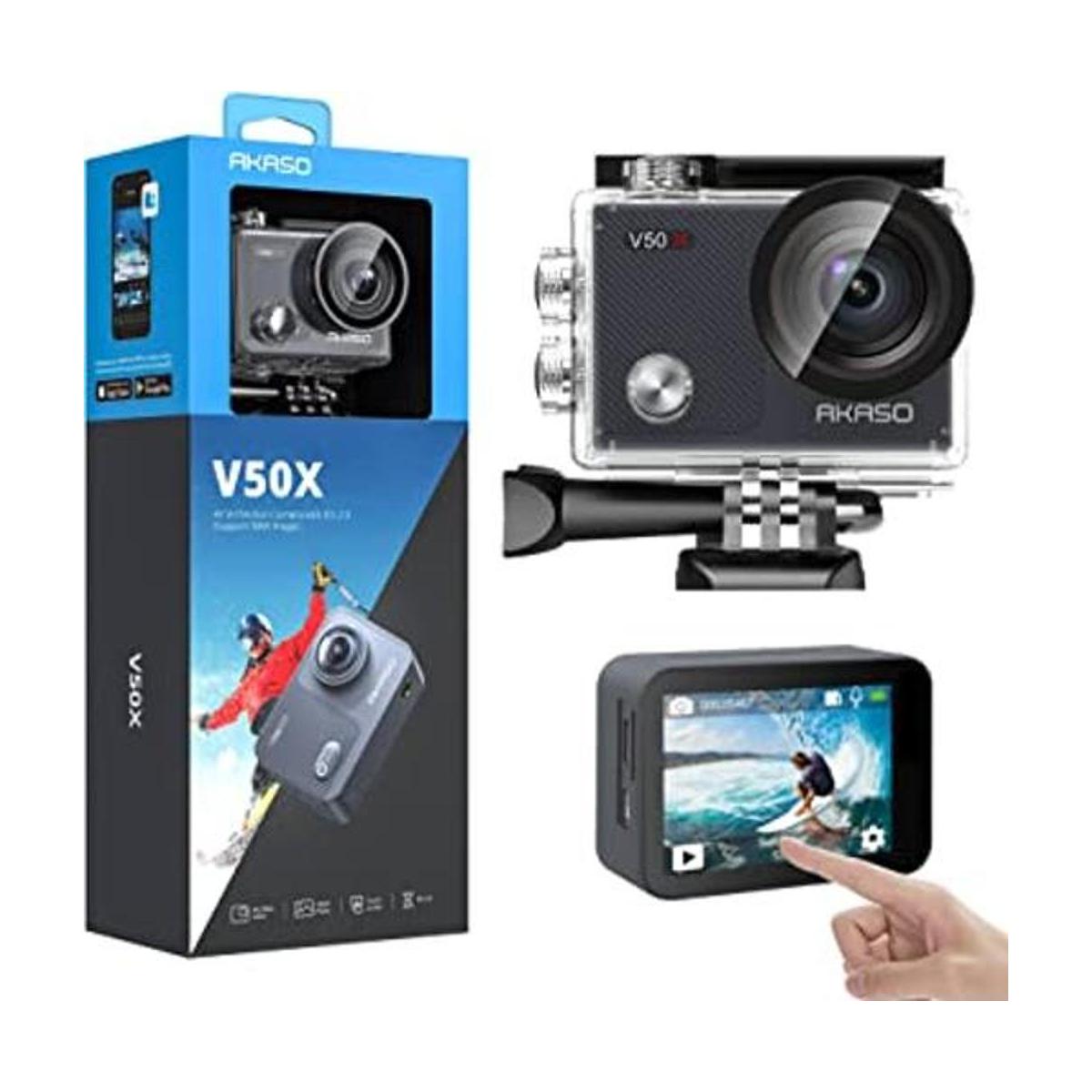 AKASO V50X. Cámara de acción WiFi nativa 4K30fps con