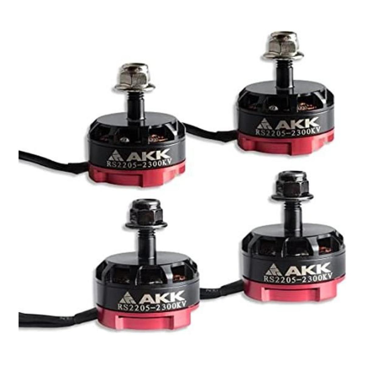 AKK rs2205 4pcs Motor sin escobillas 2300 kv 2 CW 2 CCW