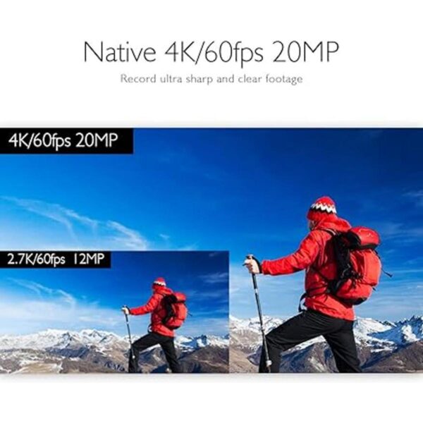 AKASO V50 Elite 4K60fps pantalla táctil WiFi cámara de_2