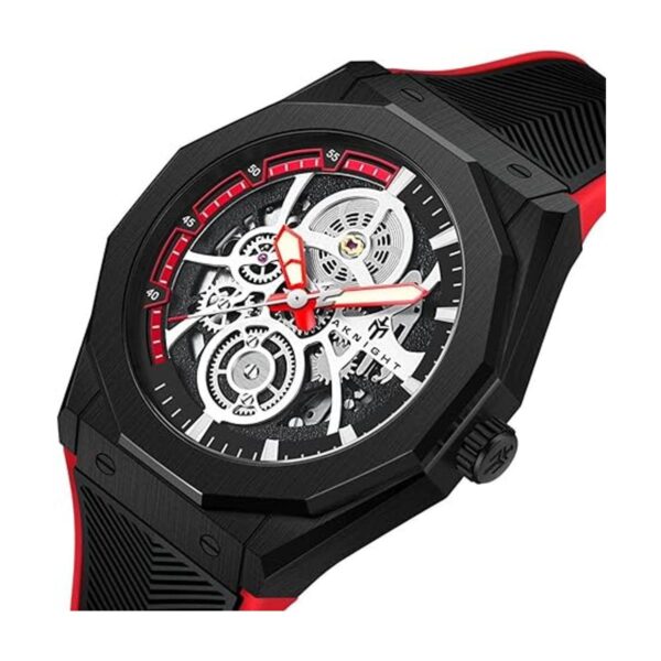 AKNIGHT Automatic Mechanical Skeleton Watches for Men_2