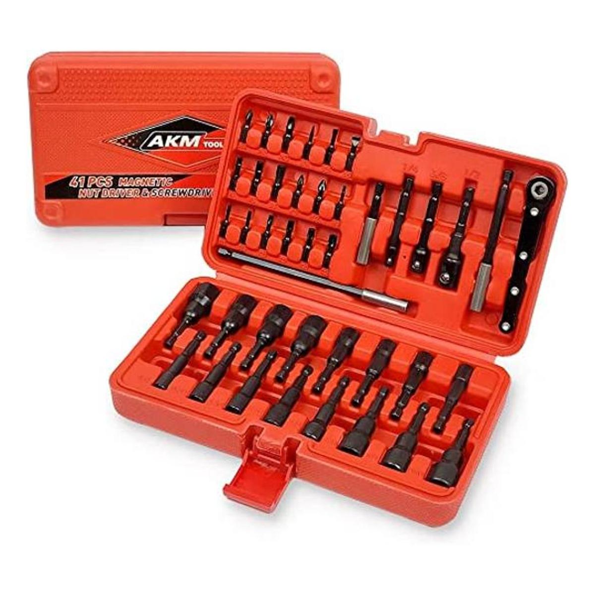 AKM TOOL Juego de 41 destornilladores de tuercas