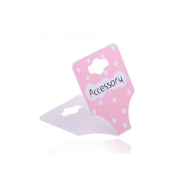 AKOAK Lote de 100 tarjetas de papel rosa de 3.5 in x 1.4_3