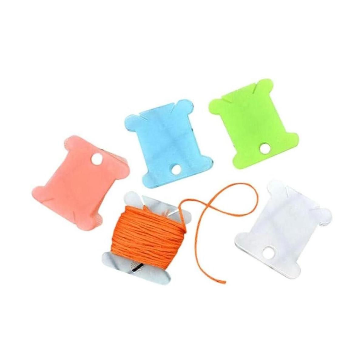 AKOAK 100 piezas de hilo de coser de plástico de varios