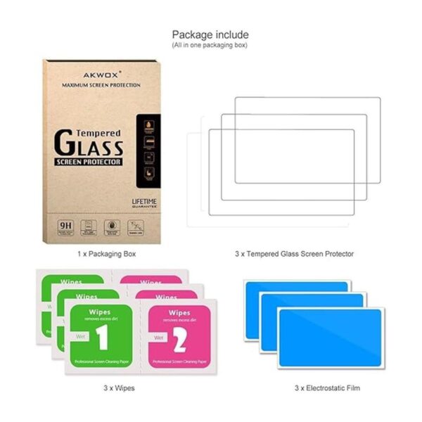 AKWOX Protectores de pantalla para Sony A6500 ILCE6500_3