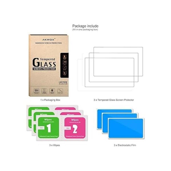3 unidades Protector de pantalla de cristal templado