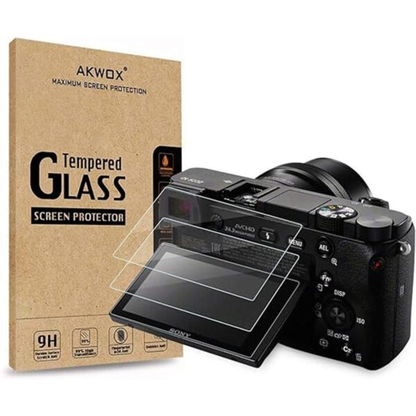 AKWOX Protectores de pantalla para Sony A6500 ILCE6500_1