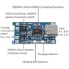 ALAMSCN TP4056 TipoC USB 5V 1A 18650 Módulo de cargador de_2