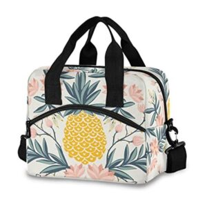 ALAZA Tropical Lonchera con aislamiento floral de piña_1