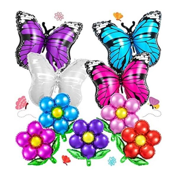 Globos de flores de mariposa 9 globos de mariposa_1
