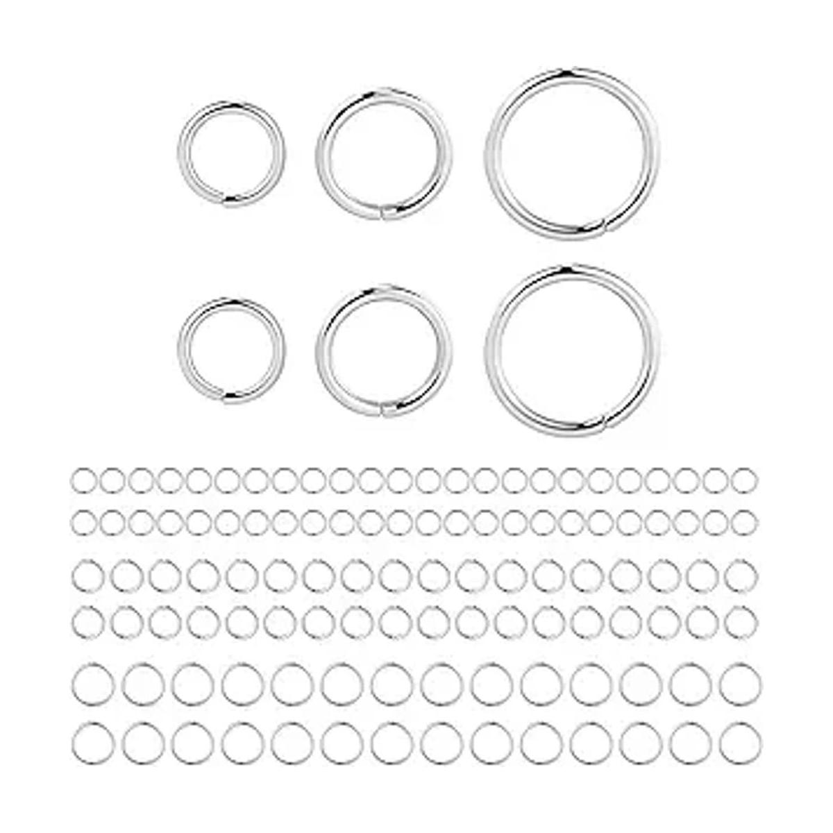 Anillos de plata de ley para hacer joyas de 0.157 in