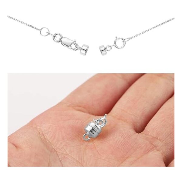 4 extensores de cadena para collares plata de ley 925_5