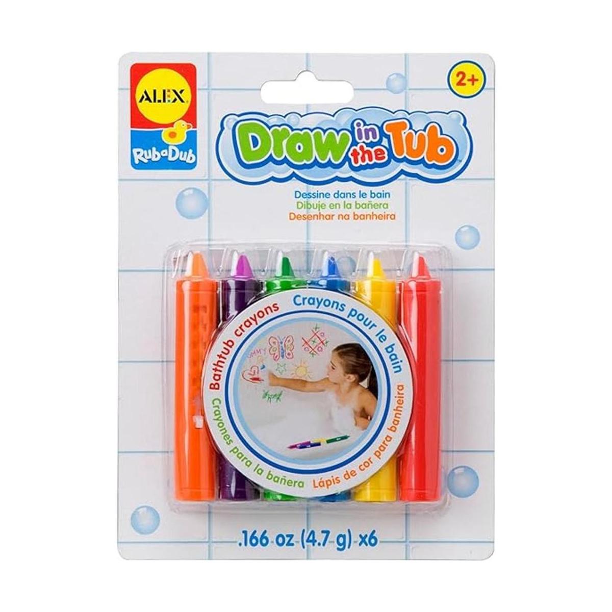 Alex Toys Rub a dub dibujar en la tina Crayons