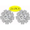 Venta al por mayor 24 botones de diamantes de imitación
