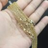 12 cadenas chapadas en oro de latón macizo a granel con