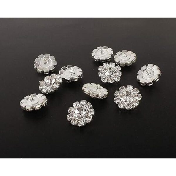 Venta al por mayor 24 botones de diamantes de imitación