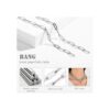 ALEXCRAFT Cadena de acero inoxidable de 24 pies con clip