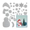 ALIBBON 2 troqueles de muñeco de nieve para hacer tarjetas_1