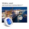 ALFU 4 unids azul DC12V 6 LED luz de marcador lateral_2
