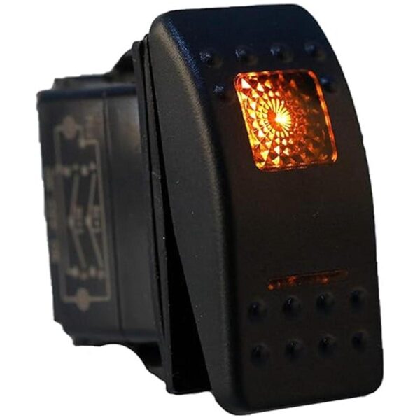Amarine Made Interruptor basculante impermeable de 12 V 20_1