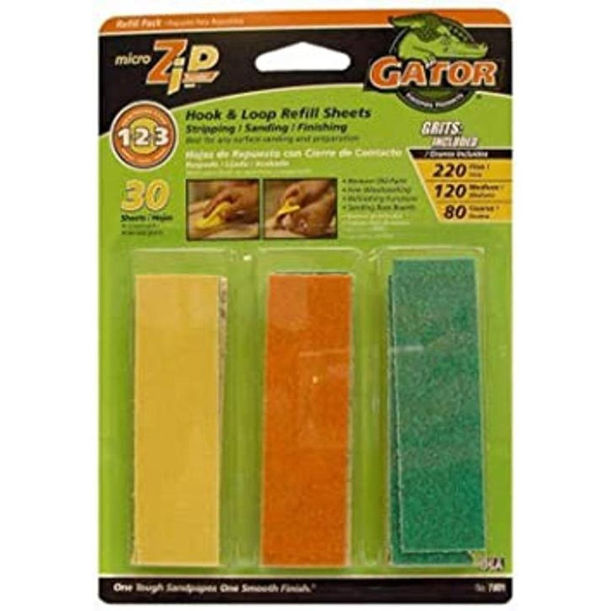 Ali Industries 7801 Micro cierre de cremallera Sander Refill