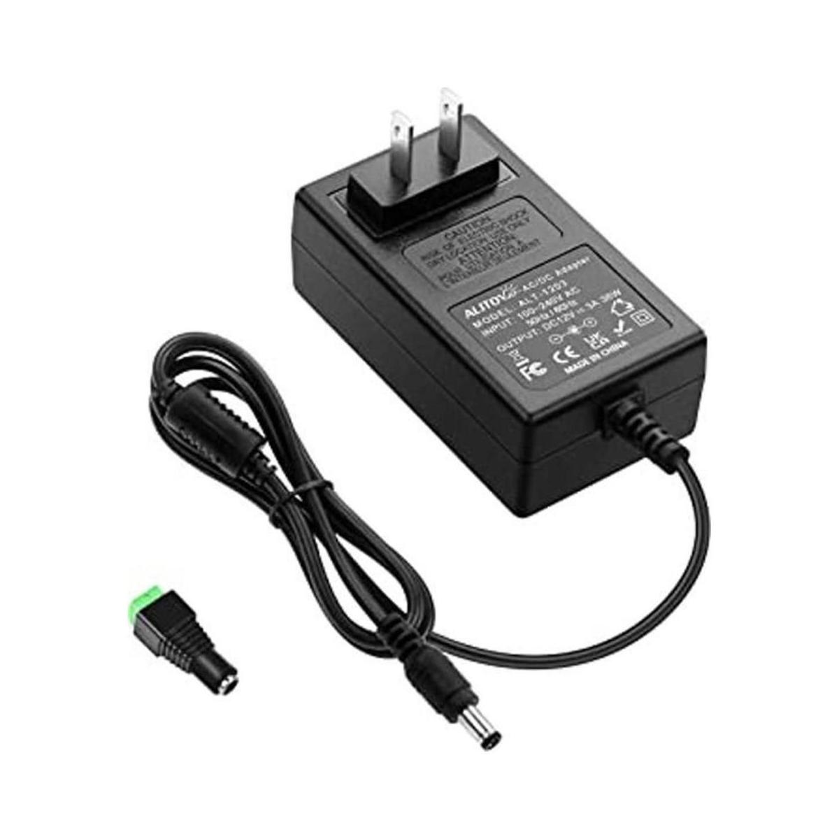 ALITOVE Adaptador de fuente de alimentación de 12 V 3 A