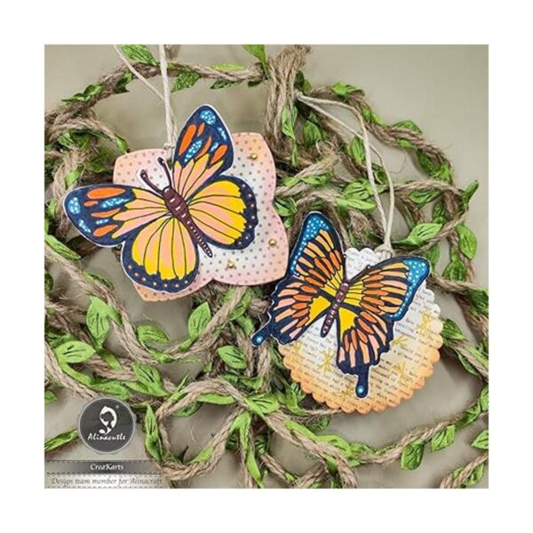 Alinacutle Plantilla de mariposa en capas con troqueles de_2