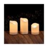 Velas recargables 2 en 1 velas solares USB para_4