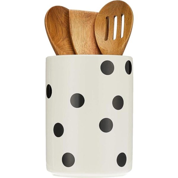 Kate Spade Deco Dot Juego de 4 soportes para utensilios_2