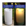 Velas recargables 2 en 1 velas solares USB para_2