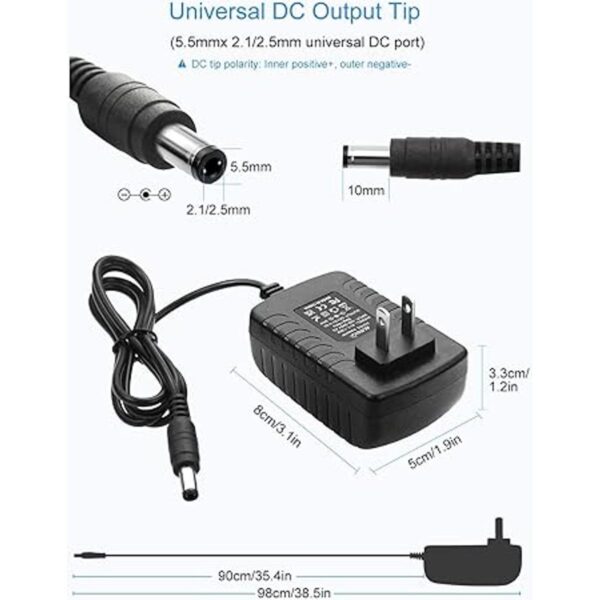 ALITOVE Fuente de alimentación de 12 V CC 2 A 24 W_2