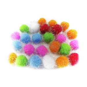 TODO en uno varios colores purpurina pompones para_1