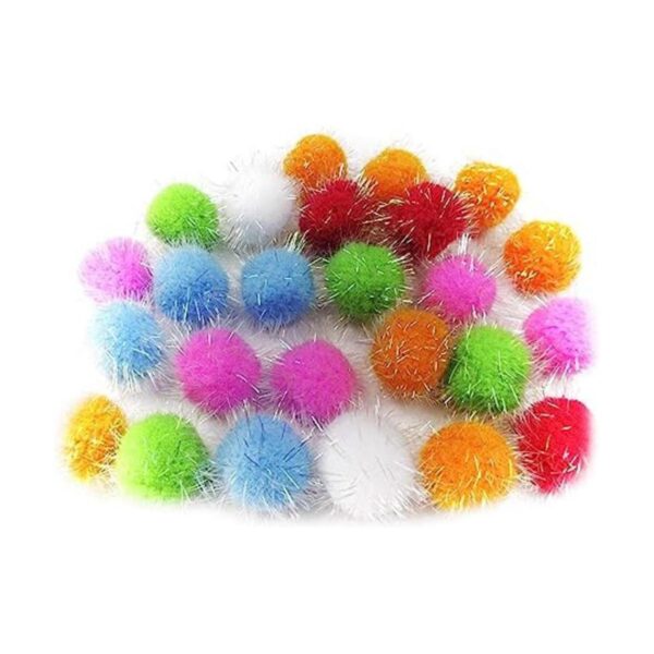 TODO en uno varios colores purpurina pompones para_1