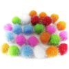 Todo en uno varios colores brillantes brillantes pompones_1
