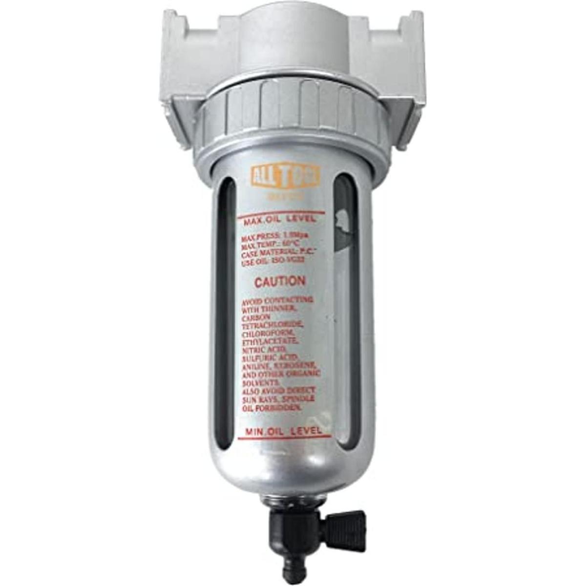 38 NPT filtro de partículas de flujo mediotrampa de