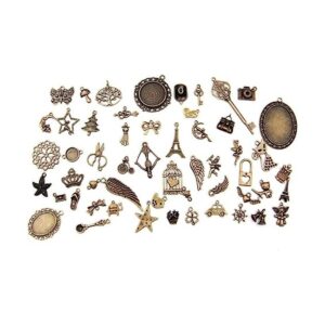 Cuentas para colgantes de aleación de bronce antiguo todo_1