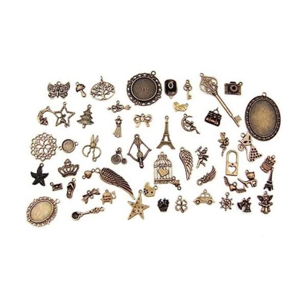 Cuentas para colgantes de aleación de bronce antiguo todo_1
