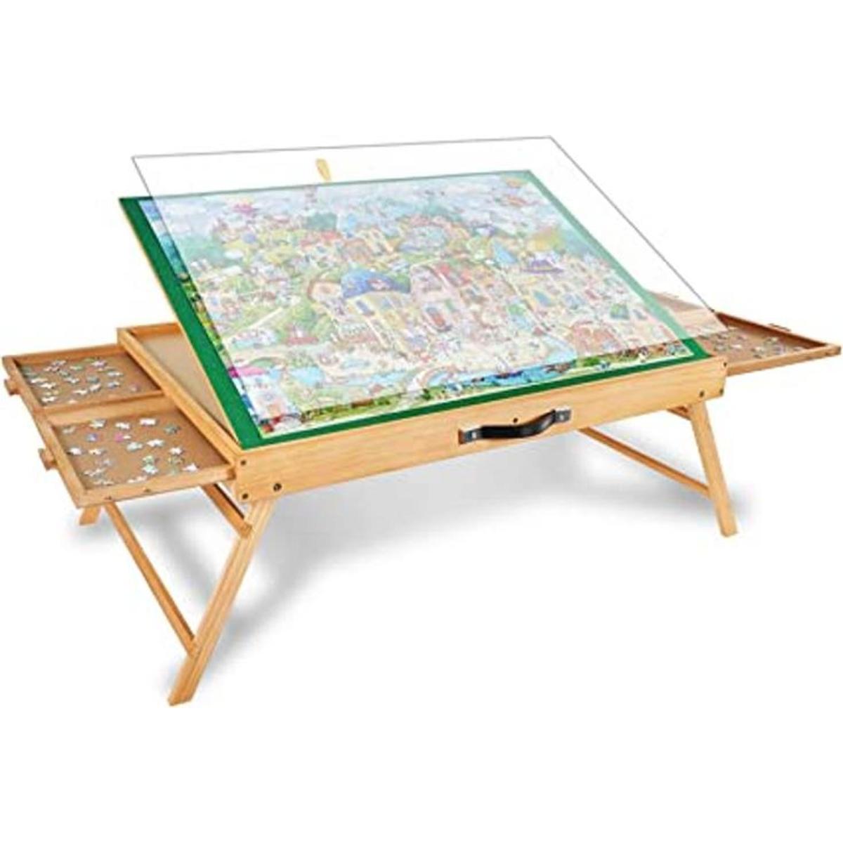 ALL4JIG 1500 piezas de mesa de rompecabezas portátil con
